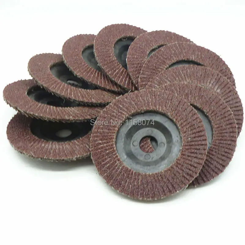 10pcs Angle Grinder Sanding Flap Disc Wheel Deburring 100mm*3mm*16mm Sand paper 80 Grit Maximum speed 13700rpm High Quality
10pcs Angle Grinder Sanding Flap Disc Wheel Deburring 100mm*3mm*16mm Sand paper 80 Grit Maximum speed 13700rpm High Quality
