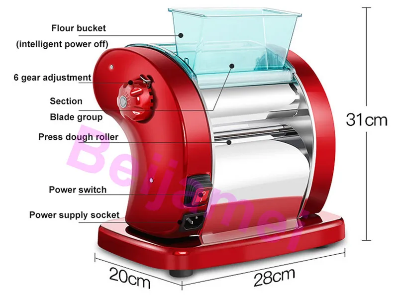 pasta maker size