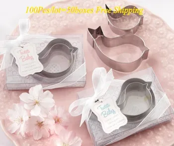100pcs/lot=50Sets Baby Boy and Baby Girl birthday gift "Tweet Baby" Mamma Baby Birds Cookie Cutters baby souvenirs cake mold
100pcs/lot=50Sets Baby Boy and Baby Girl birthday gift "Tweet Baby" Mamma Baby Birds Cookie Cutters baby souvenirs cake mold