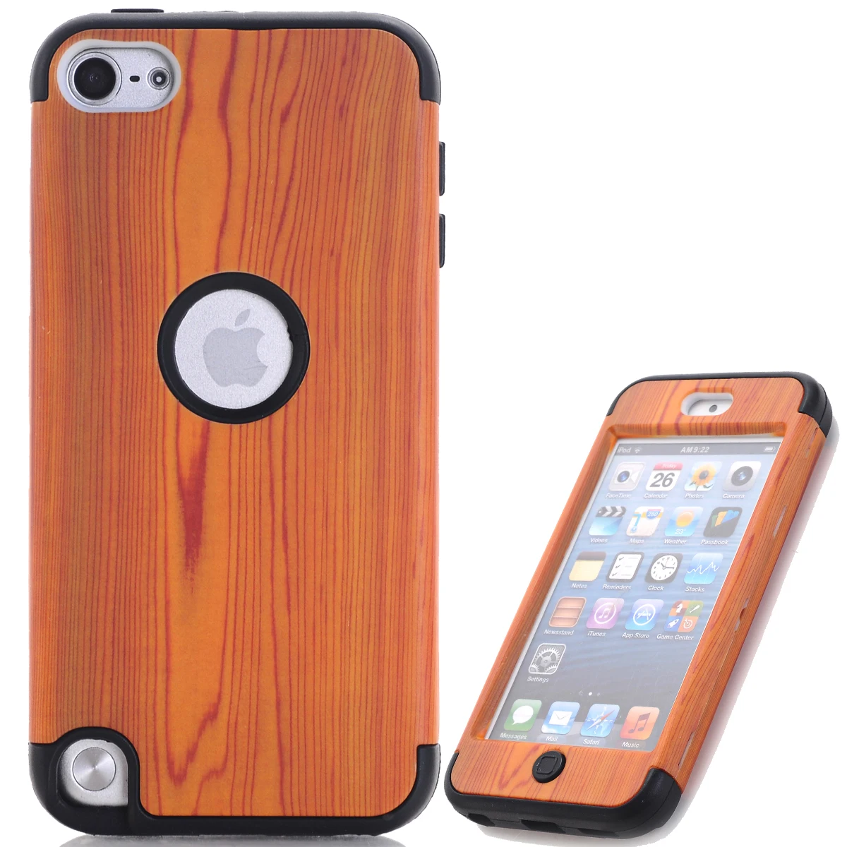 Case for Apple iPod Touch 5 6 Wood Design 3 IN 1 High Impact Hard PC+Soft Silicone Hybrid Shockproof Armor Case with Stylus Pen
Case for Apple iPod Touch 5 6 Wood Design 3 IN 1 High Impact Hard PC+Soft Silicone Hybrid Shockproof Armor Case with Stylus Pen