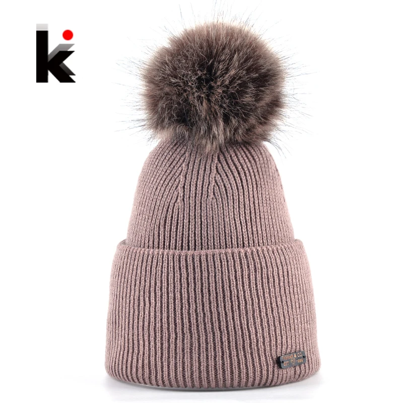 Women Beanies Imitation Fur PomPoms Beanie Hat Knitted Skullies Caps Female Knitting Solid Winter Hats For Ladies Bonnet Toucas
Women Beanies Imitation Fur PomPoms Beanie Hat Knitted Skullies Caps Female Knitting Solid Winter Hats For Ladies Bonnet Toucas