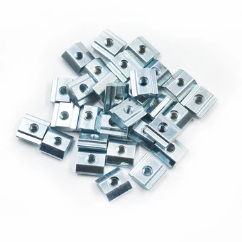 Silver European Standard 20 Series Aluminum Slot Carbon Steel Half Round Roll In Sliding T Slot Nut with M3 Thread Pack of 100
Silver European Standard 20 Series Aluminum Slot Carbon Steel Half Round Roll In Sliding T Slot Nut with M3 Thread Pack of 100