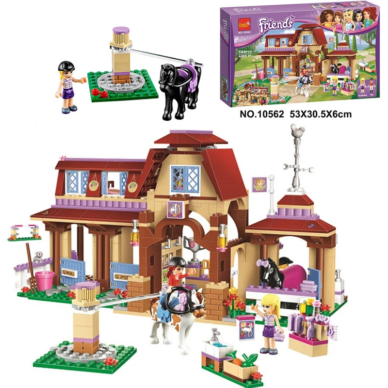 594pcs Fit Legoness Friends 41126 Heartlake Riding Club Set Mini Figures Model Building Block Bricks Toy For Kid Girls Xmas Gift
594pcs Fit Legoness Friends 41126 Heartlake Riding Club Set Mini Figures Model Building Block Bricks Toy For Kid Girls Xmas Gift