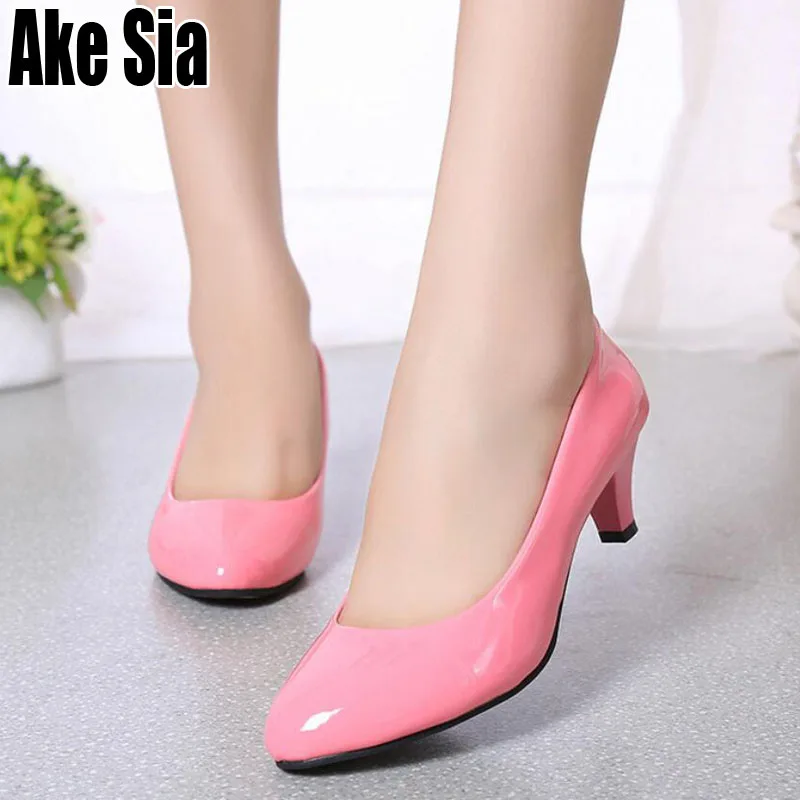Ake Sia Footware Women's High Heel Red Thick Heel Round Toe Pumps Sexy Footwear Wedding Heels Spring Leather Shoes Zapatos A004
Ake Sia Footware Women's High Heel Red Thick Heel Round Toe Pumps Sexy Footwear Wedding Heels Spring Leather Shoes Zapatos A004