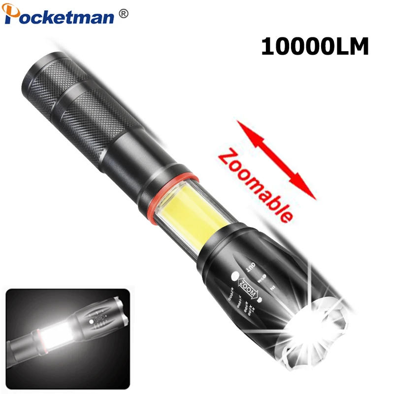 10000LM Super Bright LED Flashlight Zoomable LED COB Side Torch with 5 Modes Linterna with Magnetic Base Portable Flashlight
10000LM Super Bright LED Flashlight Zoomable LED COB Side Torch with 5 Modes Linterna with Magnetic Base Portable Flashlight