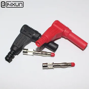 Four Color DIY 90 Angle 4mm Banana Plug with Sheath for Multimeter Soldering Type Max Cable OD4.0mm (12pcs)
Four Color DIY 90 Angle 4mm Banana Plug with Sheath for Multimeter Soldering Type Max Cable OD4.0mm (12pcs)