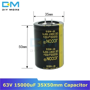 63V 15000uF 35X50mm 35X50 Aluminum Electrolytic Capacitor High Frequency Low impedance Through Hole Capacitor 35*50mm diymore
63V 15000uF 35X50mm 35X50 Aluminum Electrolytic Capacitor High Frequency Low impedance Through Hole Capacitor 35*50mm diymore