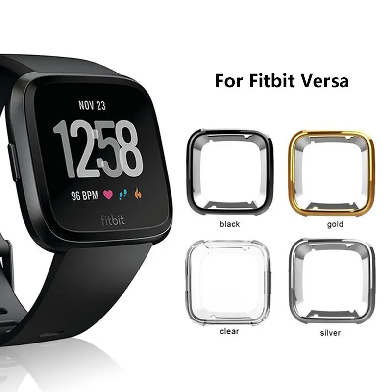 360 Degree Protection TPU Durable Material Case Cover For Fitbit Versa Band Plating Fit Case Smart Watch Accessories
360 Degree Protection TPU Durable Material Case Cover For Fitbit Versa Band Plating Fit Case Smart Watch Accessories