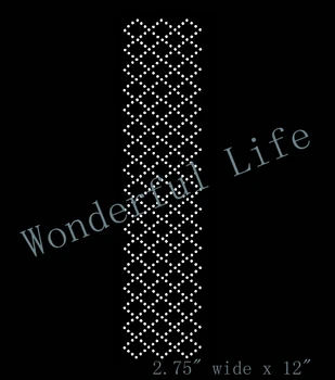 Free shipping Cheer bow strip quilted diamond 2.75" x 12" rhinestone design transfer for bow set Iron On bling transfer
Free shipping Cheer bow strip quilted diamond 2.75" x 12" rhinestone design transfer for bow set Iron On bling transfer
