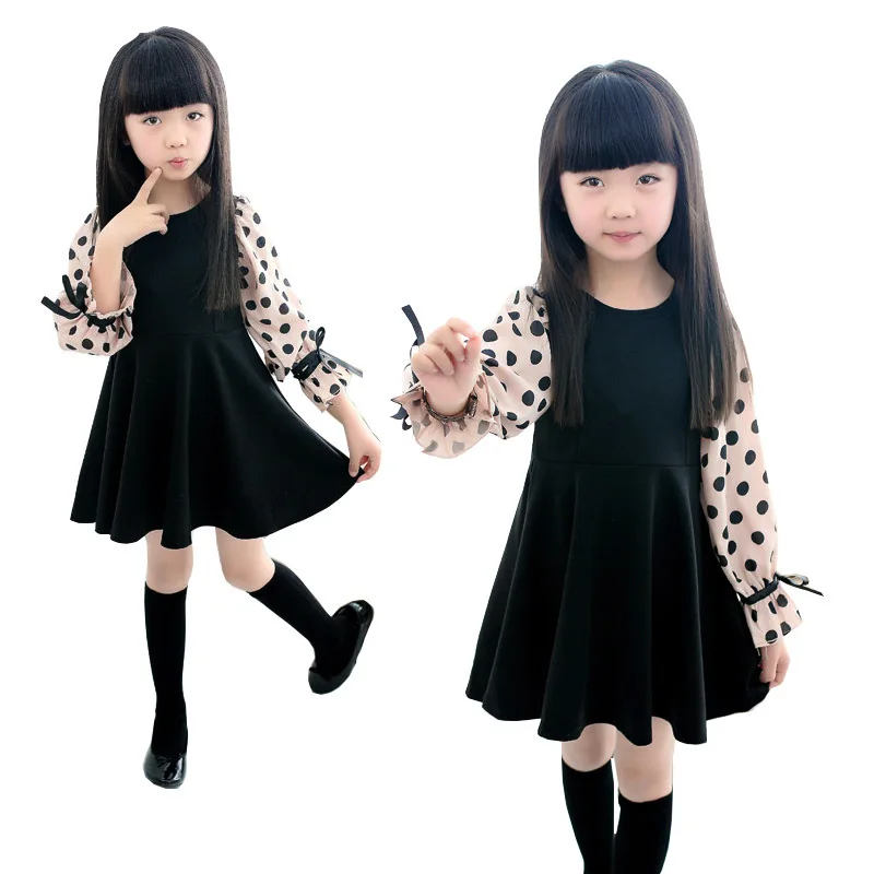 Retail 1 Pcs Baby Girl Dress Spring Summer New 2015 Long-Sleeve Dot Print New Design Girls Dress Free Shipping Retail 1 Pcs Baby Girl Dress Spring Summer New 2015 Long-Sleeve Dot Print New Design Girls Dress Free Shipping<br><br>Aliexpress