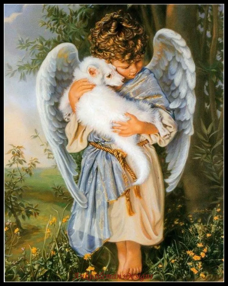 Angel Hugs - Counted Cross Stitch Kits - DIY Handmade Needlework for Embroidery 14 ct Cross Stitch Sets DMC Color
Angel Hugs - Counted Cross Stitch Kits - DIY Handmade Needlework for Embroidery 14 ct Cross Stitch Sets DMC Color