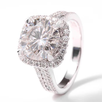 DovEggs Luxury 5 Carat ct F Color Lab Grown Moissanite Diamond Engagement Wedding Ring With Solid 14K 585 White Gold For Women
DovEggs Luxury 5 Carat ct F Color Lab Grown Moissanite Diamond Engagement Wedding Ring With Solid 14K 585 White Gold For Women