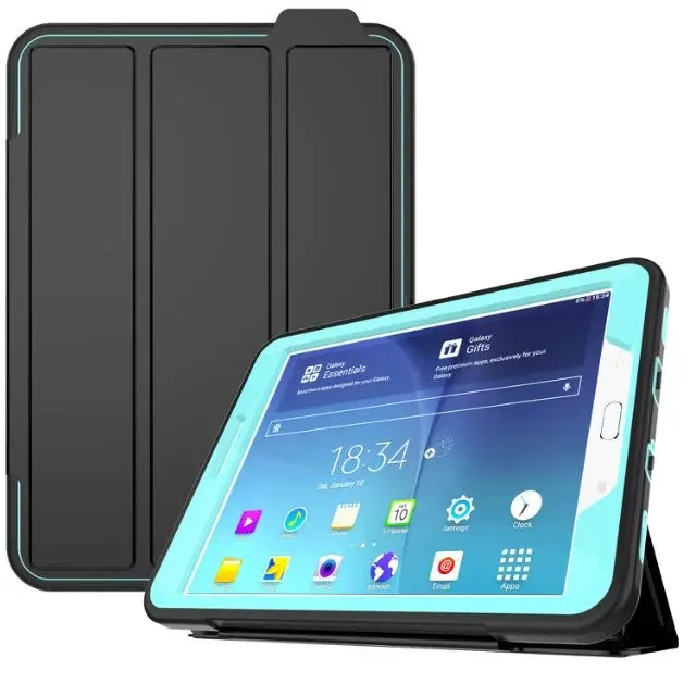 Противоударный сверхпрочный с подставкой армированный чехол для Samsung Galaxy Tab S2 8 0