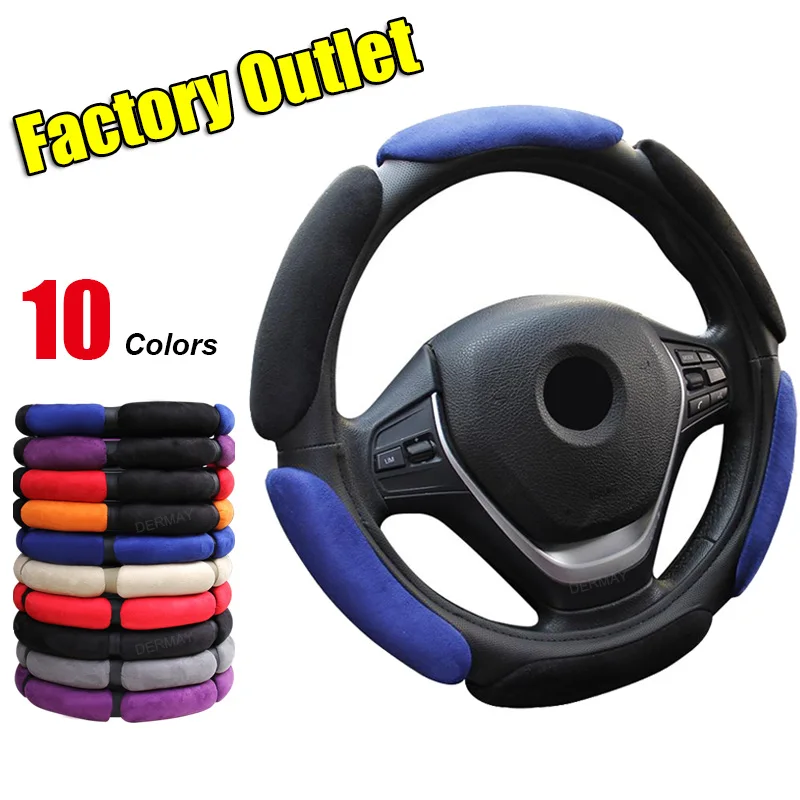 Non-slip Steering-Wheel Cover with 3D Design/Flocking clothcar steering wheel braid diameter 38CM For 95% Car
Non-slip Steering-Wheel Cover with 3D Design/Flocking clothcar steering wheel braid diameter 38CM For 95% Car
