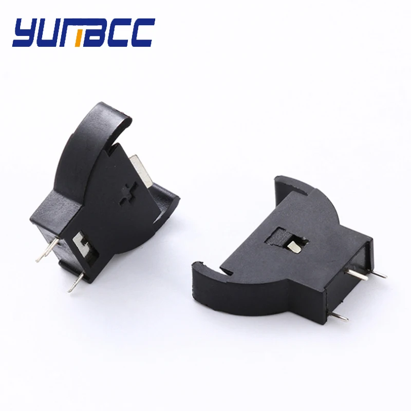 CR2032 Half-Round lithium Button Cell Coin Battery box Holder Case 3PIN batteries holder Socket connector CR 2032
CR2032 Half-Round lithium Button Cell Coin Battery box Holder Case 3PIN batteries holder Socket connector CR 2032