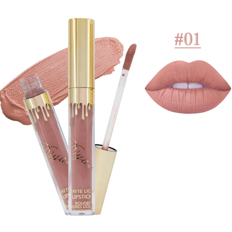 Sexy Long Lasting Waterproof Ultra Matte Liquid Lipstick Moisturizer Batom Matter Nude Lip Gloss Beauty Makeup
Sexy Long Lasting Waterproof Ultra Matte Liquid Lipstick Moisturizer Batom Matter Nude Lip Gloss Beauty Makeup