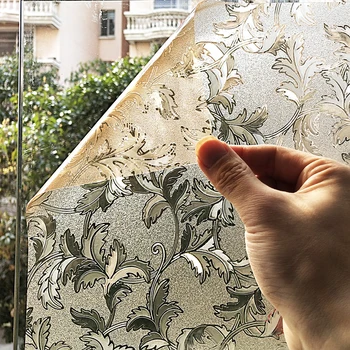WXSHSH Window Film Privacy Stained Glass Effect Window Stickers Self Adhesive Static Cling Glass (Gold Leaf) 60/75/90 x 400 cm
WXSHSH Window Film Privacy Stained Glass Effect Window Stickers Self Adhesive Static Cling Glass (Gold Leaf) 60/75/90 x 400 cm