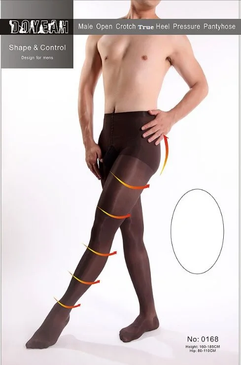High-end Men's 120D Shape & Control Tights Male Open Crotch True Heel Pressure stockings Man Abdomen hips Leggings
High-end Men's 120D Shape & Control Tights Male Open Crotch True Heel Pressure stockings Man Abdomen hips Leggings
