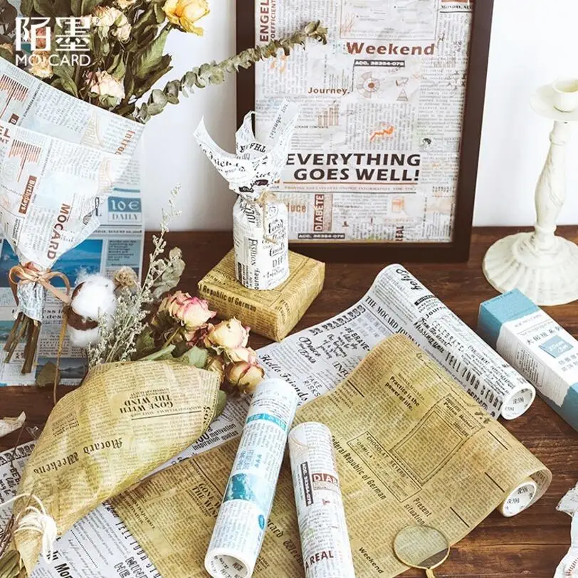20 cm Wide Vintage Newspaper Kraft paper Travel Decorative Washi Tape Adhesive Tape DIY Scrapbooking Sticker Label Masking Tape
20 cm Wide Vintage Newspaper Kraft paper Travel Decorative Washi Tape Adhesive Tape DIY Scrapbooking Sticker Label Masking Tape