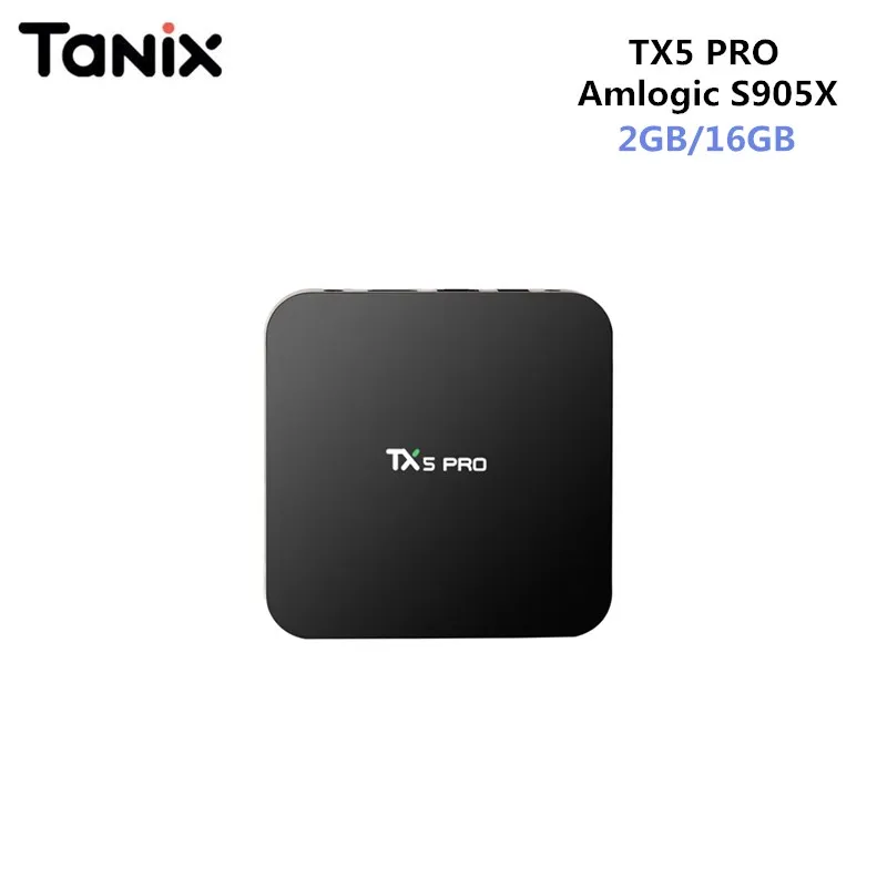 Tanix TX5 Pro Android 6.0 Amlogic S905X TV Box 4k 1.5GHz 2G/16G KD Smart Media Player WiFi Bluetooth 4.0 Set-top Box
Tanix TX5 Pro Android 6.0 Amlogic S905X TV Box 4k 1.5GHz 2G/16G KD Smart Media Player WiFi Bluetooth 4.0 Set-top Box