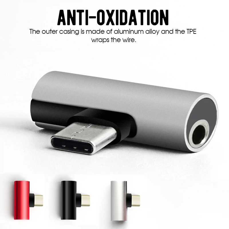 Type C To 3.5MM Adapter Mobile Phone Earphone Audio Adpater For Xiaomi For Android USB-C Headphones Splitter Converter Adapters
Type C To 3.5MM Adapter Mobile Phone Earphone Audio Adpater For Xiaomi For Android USB-C Headphones Splitter Converter Adapters