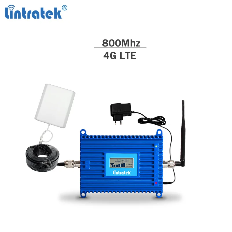 Lintratek signal repeater 4g 800Mhz Band20 70dBi AGC mobile phone amplifier lte 4g cellphone signal booster ampli full kit #7.8
Lintratek signal repeater 4g 800Mhz Band20 70dBi AGC mobile phone amplifier lte 4g cellphone signal booster ampli full kit #7.8