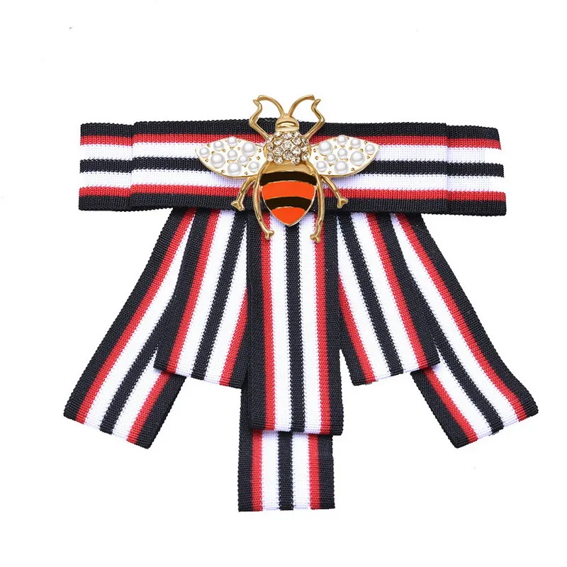 New Multilayers Fabric Bowknot Brooch For Women Girls Crystal bee Bow Brooch Tie Classical Jewelry Accessory
New Multilayers Fabric Bowknot Brooch For Women Girls Crystal bee Bow Brooch Tie Classical Jewelry Accessory