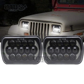 OTBS 2PCS 5x7 inch 7'' Square headlight 105W Hi/Lo Beam for 1986-1995 for Jeep Wrangler YJ and 1984-2001 Jeep Cherokee XJ
OTBS 2PCS 5x7 inch 7'' Square headlight 105W Hi/Lo Beam for 1986-1995 for Jeep Wrangler YJ and 1984-2001 Jeep Cherokee XJ