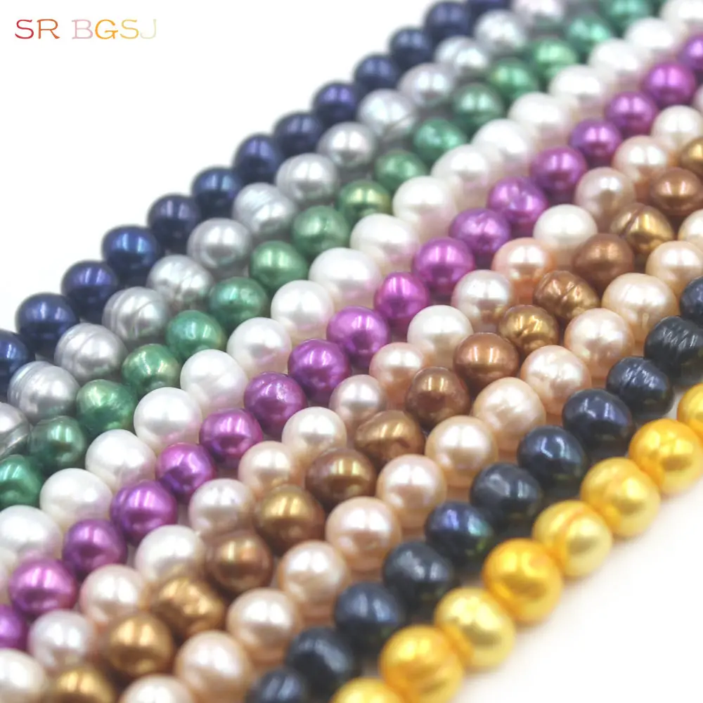 Free Shipping 8-9mm Select by Color Nearly Round Freshwater Natural Pearl Beads Jewelry Making Strand 15"
Free Shipping 8-9mm Select by Color Nearly Round Freshwater Natural Pearl Beads Jewelry Making Strand 15"