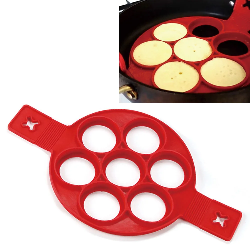 Silicon Pancake Mold 7 Holes Circular Fried Egg Molds Nonstick Flip Pancake Maker Omelette Egg Forms Rings Mold Creative Kitchen
Silicon Pancake Mold 7 Holes Circular Fried Egg Molds Nonstick Flip Pancake Maker Omelette Egg Forms Rings Mold Creative Kitchen