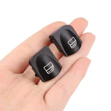 2 pièces couvercle de commutateur de fenêtre pour Mercedes W203 C-CLASS interrupteur de bouton de fenêtre électrique capuchons de couverture de Console C320 C230 C240 C280(China)