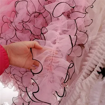 5Meters Exquisite Precision Organza Ruffles Lace Fabric Tightly Hem Pleated Lace Trim Skirt Cuffs Doll Clothes Lace Accessories
5Meters Exquisite Precision Organza Ruffles Lace Fabric Tightly Hem Pleated Lace Trim Skirt Cuffs Doll Clothes Lace Accessories