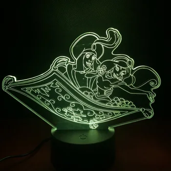 Aladdin Prince Princess Jasmine Decorative Kids LED night lights Children Bedroom Best Cool 3D Night Lamp USB Battery Nightlight
Aladdin Prince Princess Jasmine Decorative Kids LED night lights Children Bedroom Best Cool 3D Night Lamp USB Battery Nightlight
