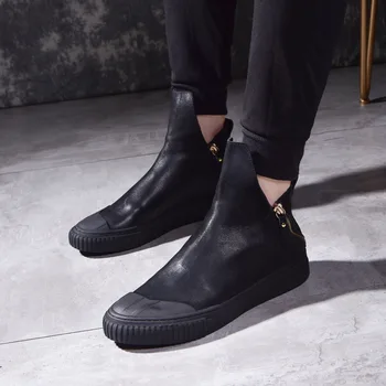 brand men boots Top quality handsome comfortable Retro leather Autumn Winter boots male Cowhide zipper Matte leather Shoes mens
brand men boots Top quality handsome comfortable Retro leather Autumn Winter boots male Cowhide zipper Matte leather Shoes mens