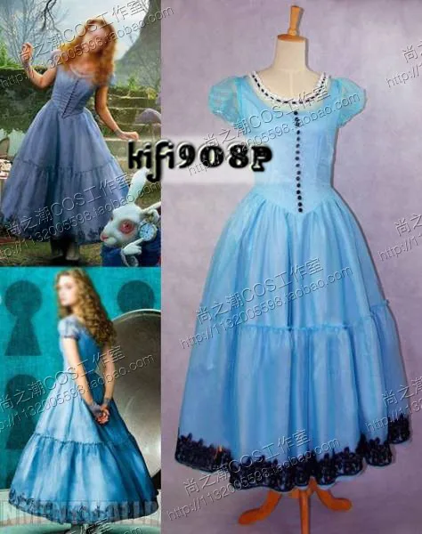 Cartoon Alice in Wonderland Cosplay Costumes Alice Gorgeous formal Women Long Dress dropshipping Customized
Cartoon Alice in Wonderland Cosplay Costumes Alice Gorgeous formal Women Long Dress dropshipping Customized