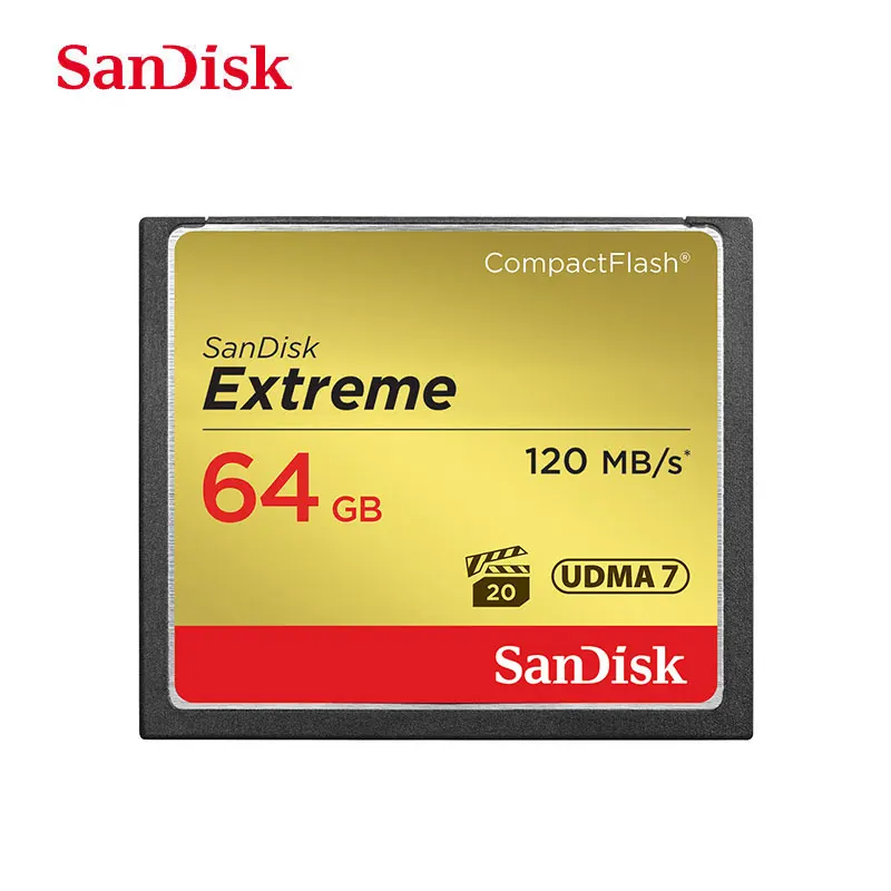 Sandisk Extreme CF Card 128GB 64GB 32GB Professional CompactFlash Memory Card Max UP to 120MB/s for Digital Cameras/DSLR Camera
Sandisk Extreme CF Card 128GB 64GB 32GB Professional CompactFlash Memory Card Max UP to 120MB/s for Digital Cameras/DSLR Camera