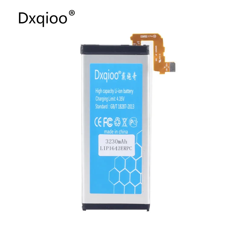 Dxqioo LIP1642ERPC XZP battery fit for sony XZ premium G8142 G8141 XZP 3230mah batteries
Dxqioo LIP1642ERPC XZP battery fit for sony XZ premium G8142 G8141 XZP 3230mah batteries