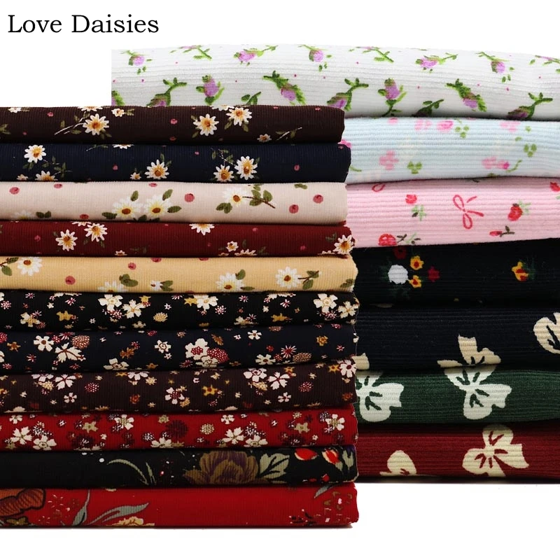 100% cotton pastoral violet pink red small flowers floral bowknot slim Corduroy soft fabrics for DIY apparel dress shirt craft
100% cotton pastoral violet pink red small flowers floral bowknot slim Corduroy soft fabrics for DIY apparel dress shirt craft