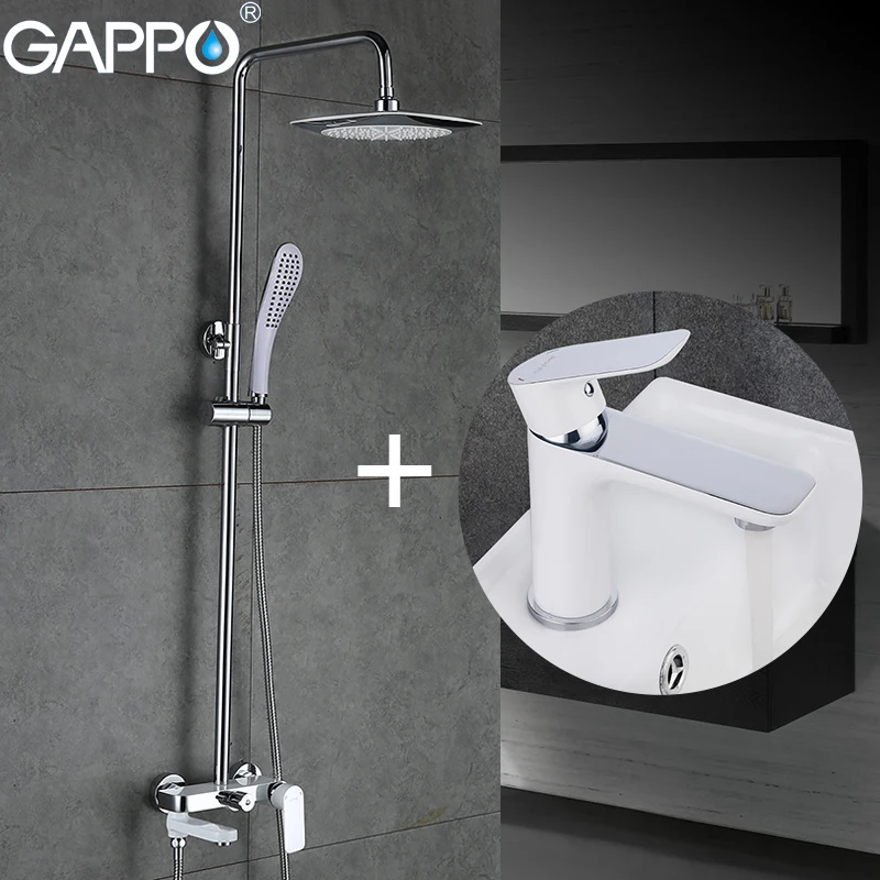 

GAPPO white Bathtub Faucets bath tub tap bathtub mixer basin faucet water sink mixer basin mixer tap robinet baignoire