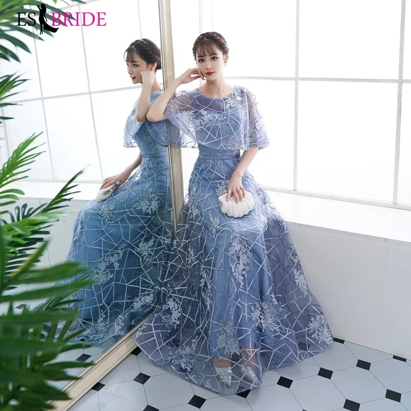 2019 Formal Dresses Lace Appliques Evening Gown Royal Blue Evening Dress Party Princess Elegant Evening Dresses Long ES2528
2019 Formal Dresses Lace Appliques Evening Gown Royal Blue Evening Dress Party Princess Elegant Evening Dresses Long ES2528