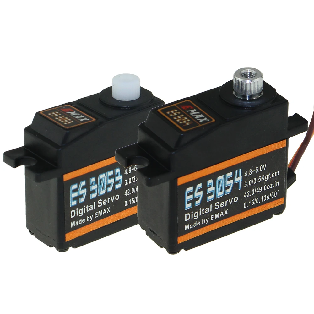 EMAX Digital Metal Servo ES3003 ES3004 ES3053 ES3054 17g Metal Gear for RC FPV Fixed Wing Airplane Copter Drone
EMAX Digital Metal Servo ES3003 ES3004 ES3053 ES3054 17g Metal Gear for RC FPV Fixed Wing Airplane Copter Drone