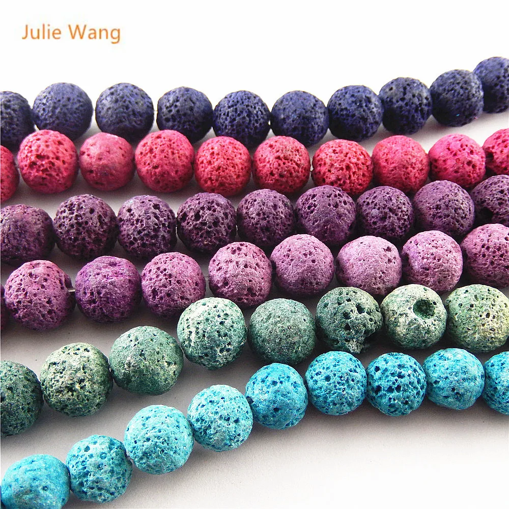 Julie Wang 20PCS Colour Natural Lava Rock Stone For Essential Oil Diffuser Pendants Jewelry Beads Necklace Suspension
Julie Wang 20PCS Colour Natural Lava Rock Stone For Essential Oil Diffuser Pendants Jewelry Beads Necklace Suspension