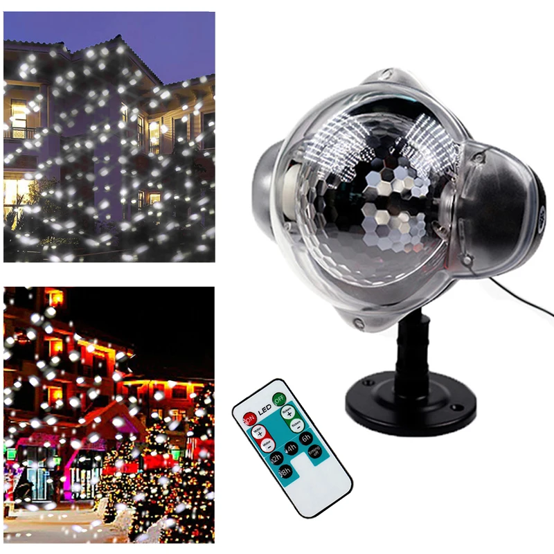 Christmas Holiday Snowflake Projector LED Light Outdoor Waterproof LED Lawn Lamp Light Home Garden Snowfall Indoor Decoration
Christmas Holiday Snowflake Projector LED Light Outdoor Waterproof LED Lawn Lamp Light Home Garden Snowfall Indoor Decoration