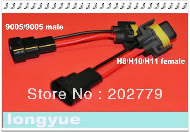 longyue 2pcs 9005/9006 TO H8/H10/H11 Headlight Pigtail Plug & Play harness socket adaptor GTI VW GOLF 10cm wire
longyue 2pcs 9005/9006 TO H8/H10/H11 Headlight Pigtail Plug & Play harness socket adaptor GTI VW GOLF 10cm wire