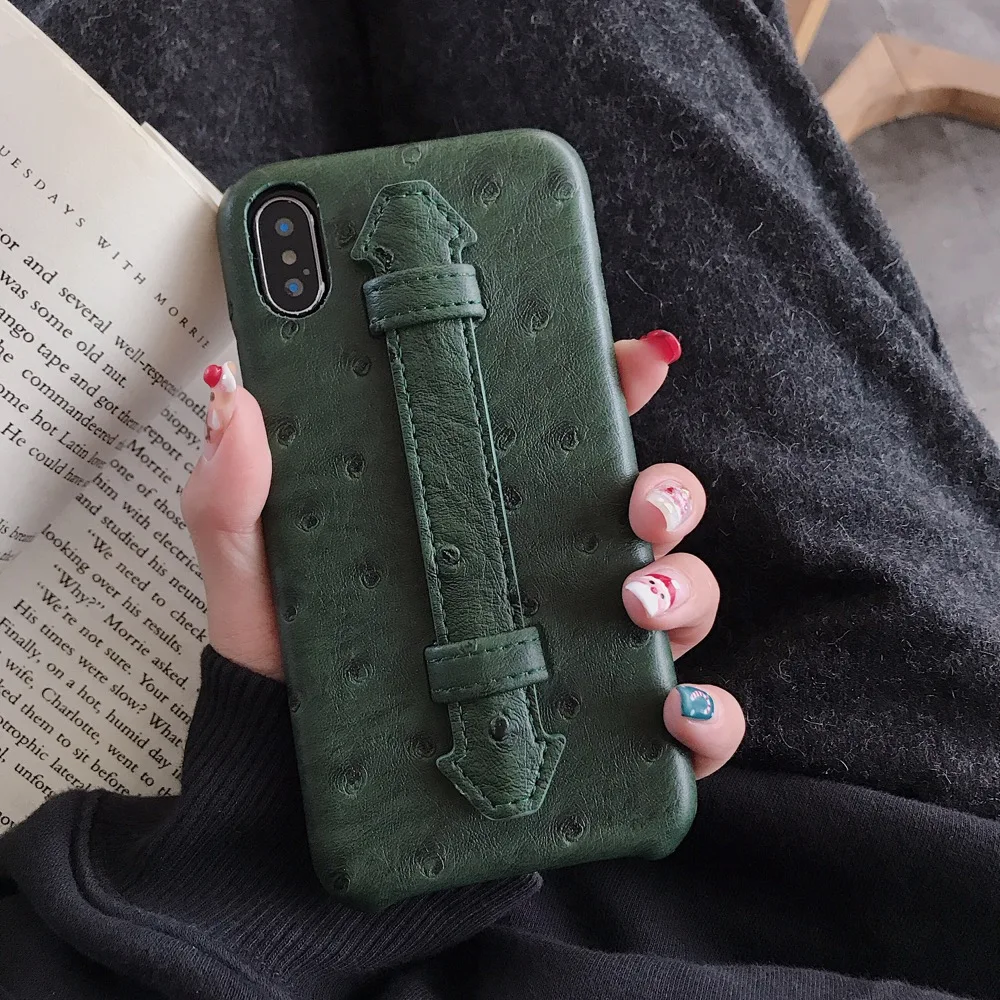 Ostrich Pattern Women Phone Case For Iphone X Xs Max Xr Kickstand Leather Mobile Case For Iphone 7 8 Plus 6 6s Cover For Girl
Ostrich Pattern Women Phone Case For Iphone X Xs Max Xr Kickstand Leather Mobile Case For Iphone 7 8 Plus 6 6s Cover For Girl