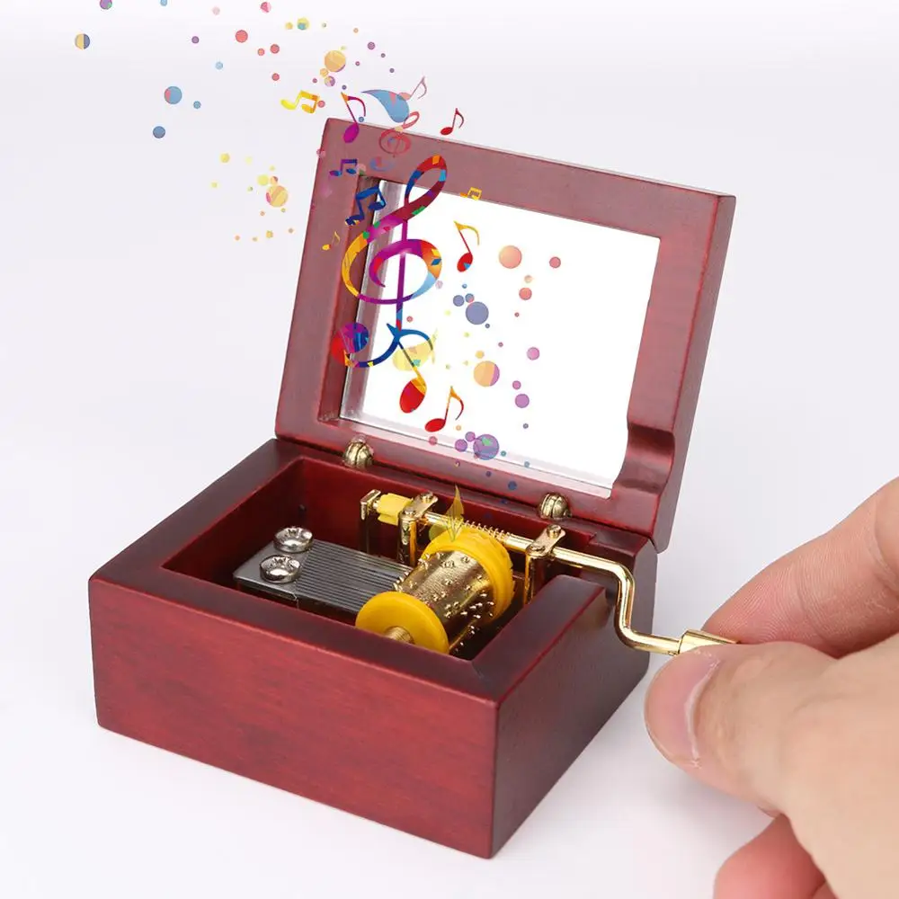 Creative Mini Wooden Musical Box with Mirror Hand Cranking Mechanical Music Box Craft for Wedding Christmas Birthday Gift Girls
Creative Mini Wooden Musical Box with Mirror Hand Cranking Mechanical Music Box Craft for Wedding Christmas Birthday Gift Girls