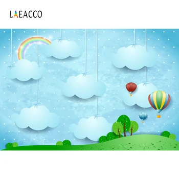 Laeacco Rainbow Backdrops Baby Drawing Cloud Hot Balloon Tree Shiny Star Grass Pattern Photographic Backgrounds For Photo Studio
Laeacco Rainbow Backdrops Baby Drawing Cloud Hot Balloon Tree Shiny Star Grass Pattern Photographic Backgrounds For Photo Studio