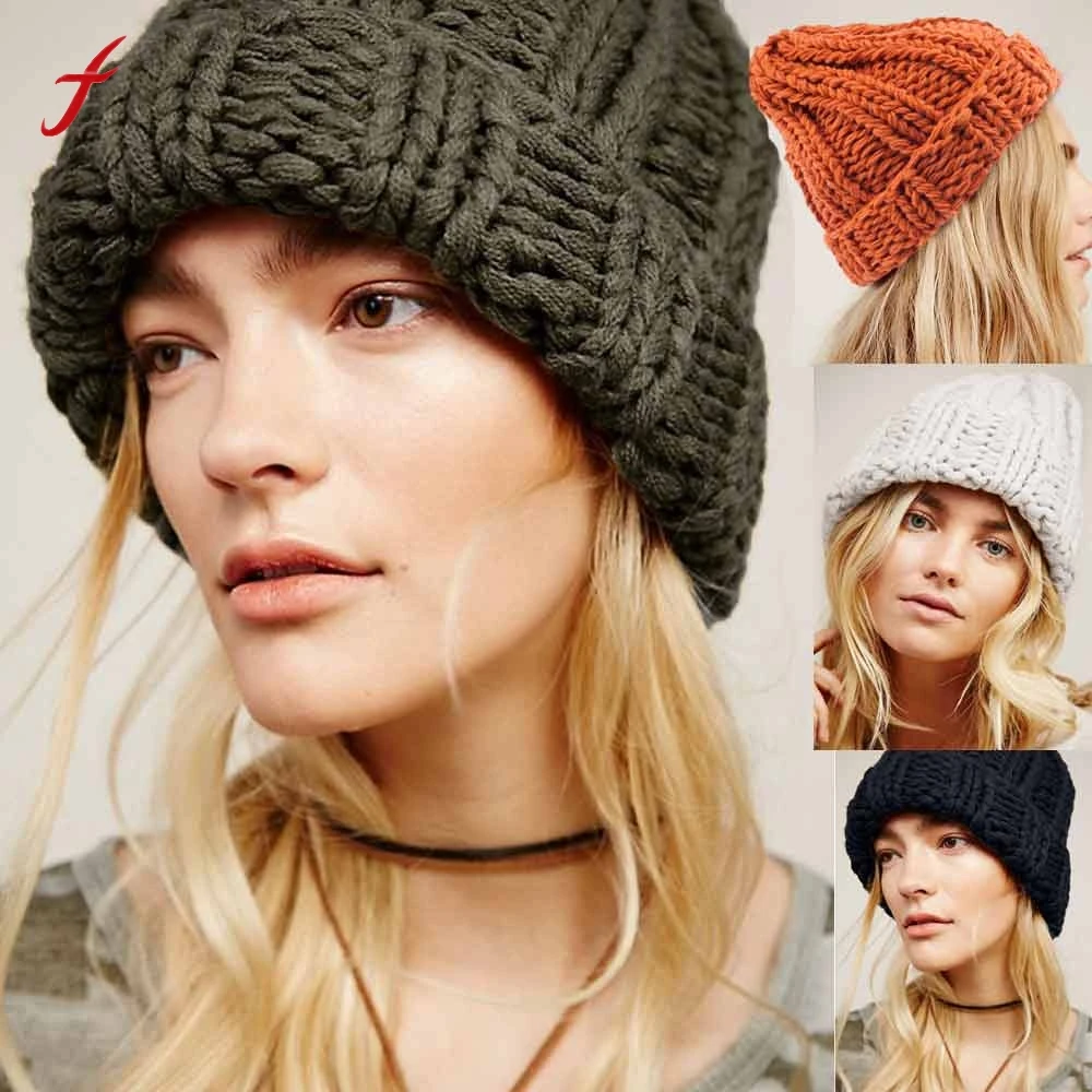 Causal Winter Knitted Hats For Women Fashion Keep Warm Manual Wool Knitted Earmuffs Soft Hats Girls Caps High Quality Female
Causal Winter Knitted Hats For Women Fashion Keep Warm Manual Wool Knitted Earmuffs Soft Hats Girls Caps High Quality Female