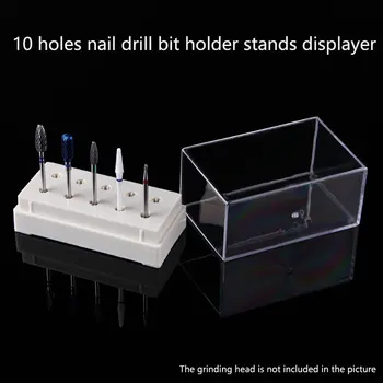 2pcs Nail Drill Bit Holder Stand Displayer Organizer Manicure Box Art Tools 10 Holes
2pcs Nail Drill Bit Holder Stand Displayer Organizer Manicure Box Art Tools 10 Holes