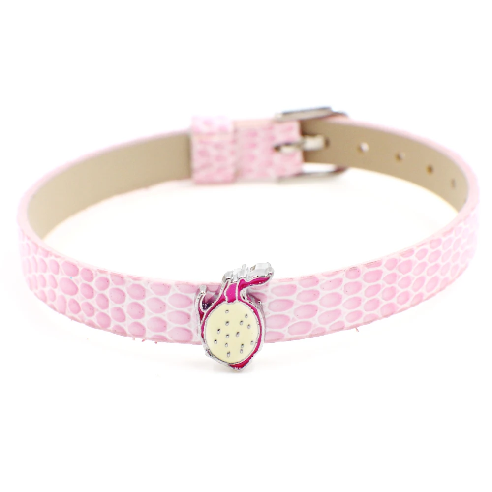 50pcs/lot Fruit Slide Charms Cherry Watermelon Orange Grape Strawberry Fit Stainless Steel Mesh Bracelet Not Include Bracelet
50pcs/lot Fruit Slide Charms Cherry Watermelon Orange Grape Strawberry Fit Stainless Steel Mesh Bracelet Not Include Bracelet